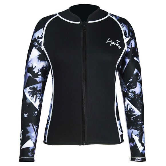 Women's 3mm Neoprene Wetsuit Top/Jacket Size XL Swimming Surfing Canoeing - Picture 1 of 13